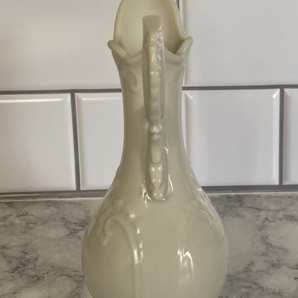 Vintage Small White Porcelain Creamer Pitcher - Picture 3 of 5